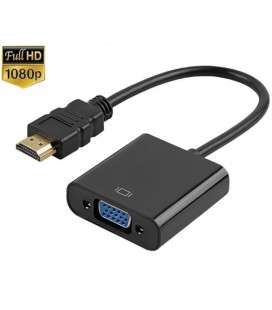 Переходник из HDMI в VGA для подключения к монитору.